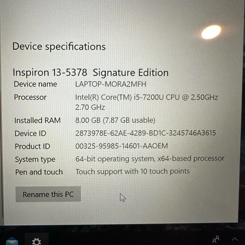 Dell Gray Laptop